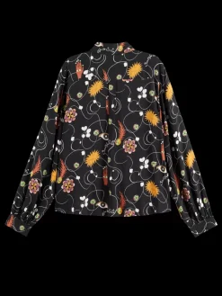 Discount Scotch & Soda VISCOSE PRINTED BALLOON SLEEVE SHIRT FreeMind