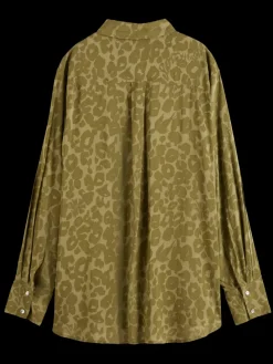 Hot Scotch & Soda VISCOSE PRINTED RELAXED FIT SHIRT