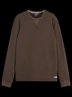 Discount Scotch & Soda WAFFLE T-SHIRT LS