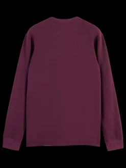 Discount Scotch & Soda WAFFLE T-SHIRT LS