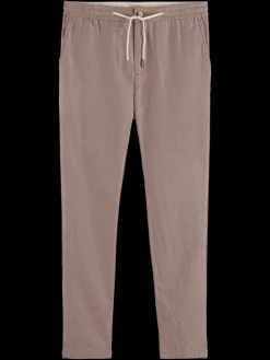New Scotch & Soda Warren - cotton/ linen twill jogger Driftwood