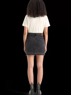 Discount Scotch & Soda WASHED BLACK DENIM MINI SKIRT WITH CARGO POCKETS CityBuzz