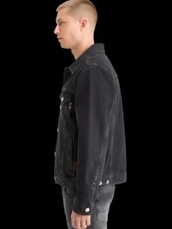 Discount Scotch & Soda WASHED BLACK DENIM TRUCKER JACKET CityBuzz