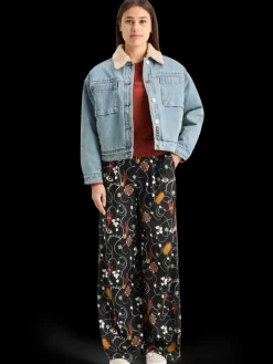 Clearance Scotch & Soda WASHED DENIM JACKET WITH SHERPA DETAILS WashedIndigo