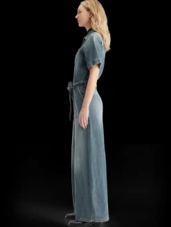Hot Scotch & Soda Washed denim workwear jumpsuit FriscoNights