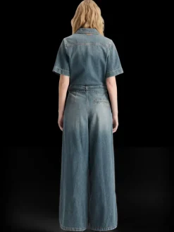 Hot Scotch & Soda Washed denim workwear jumpsuit FriscoNights
