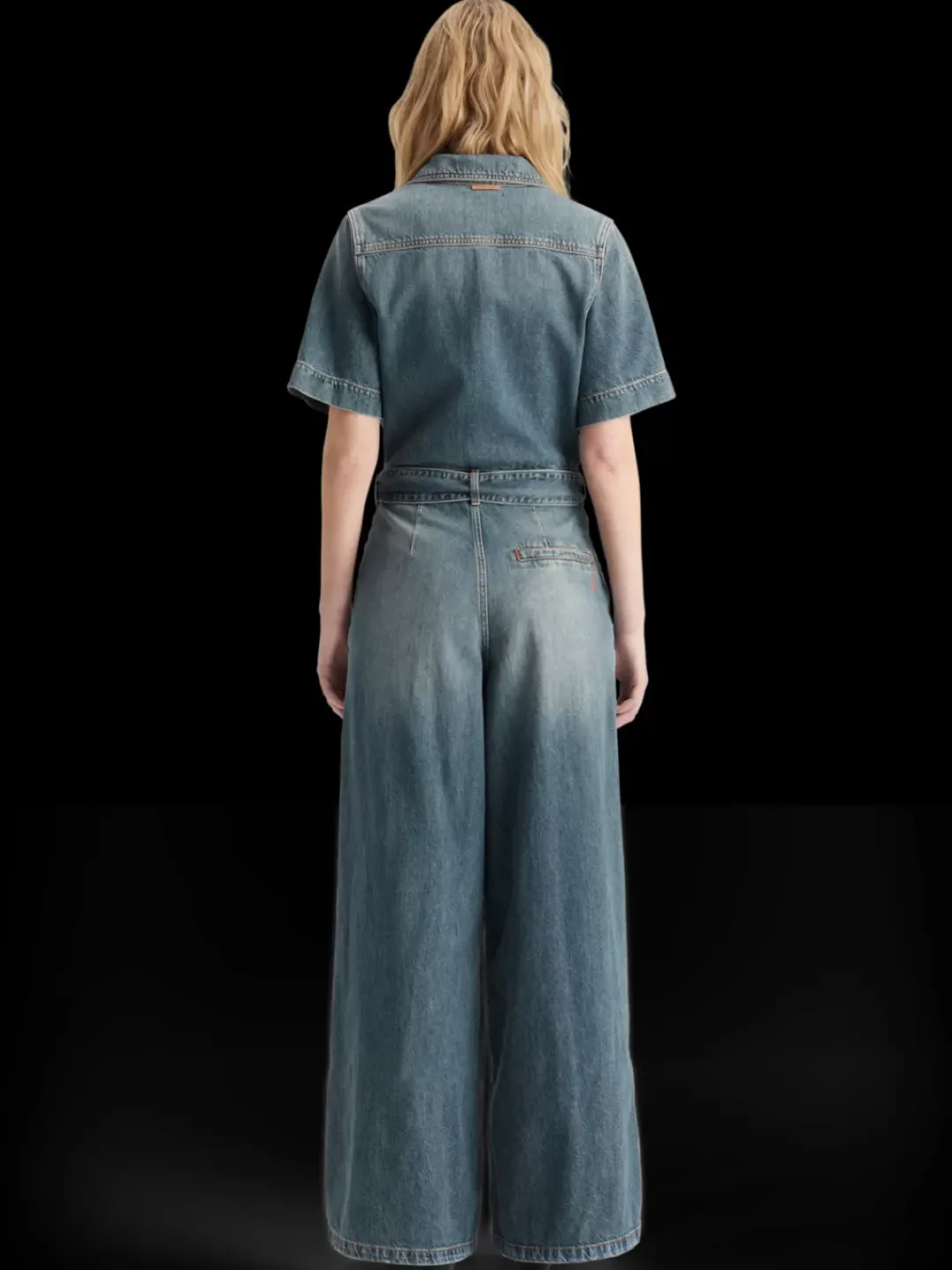 Hot Scotch & Soda Washed denim workwear jumpsuit FriscoNights