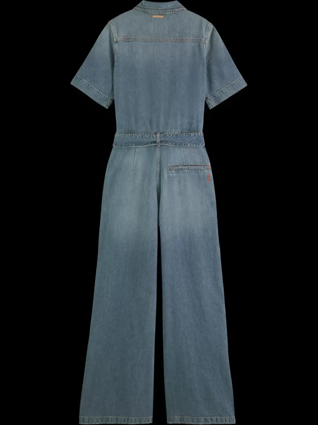 Hot Scotch & Soda Washed denim workwear jumpsuit FriscoNights