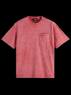 Clearance Scotch & Soda Washed pocket relaxed fit t-shirt