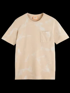 Online Scotch & Soda Washed pocket t-shirt