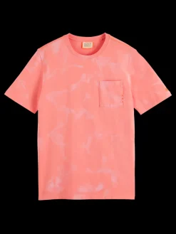 Online Scotch & Soda Washed pocket t-shirt
