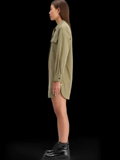 Fashion Scotch & Soda WASHED SHIRT DRESS WashedMilitary
