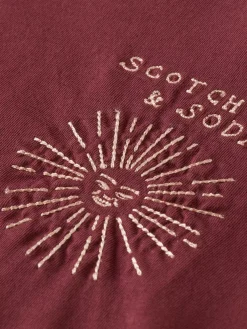 Best Scotch & Soda WASHED WITH CHEST ARTWORK RELAXED FIT T-SHIRT