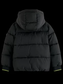 Outlet Scotch & Soda WATER REPELLENT HOODED PUFFER JACKET