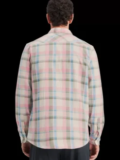 Sale Scotch & Soda Yarn dye check roll up shirt GreenCheck