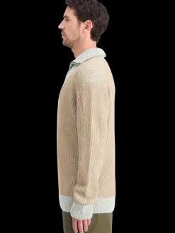 Clearance Scotch & Soda ZIP TROYER ALPACA WOOL BLEND SWEATER