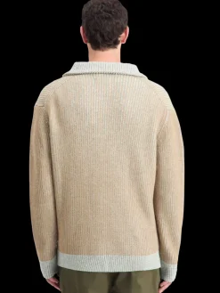 Clearance Scotch & Soda ZIP TROYER ALPACA WOOL BLEND SWEATER