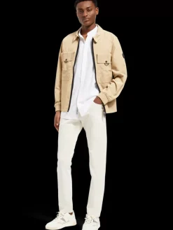 Fashion Scotch & Soda Zipped utility jacket Seastone