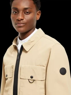 Fashion Scotch & Soda Zipped utility jacket Seastone