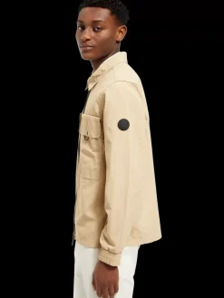 Fashion Scotch & Soda Zipped utility jacket Seastone